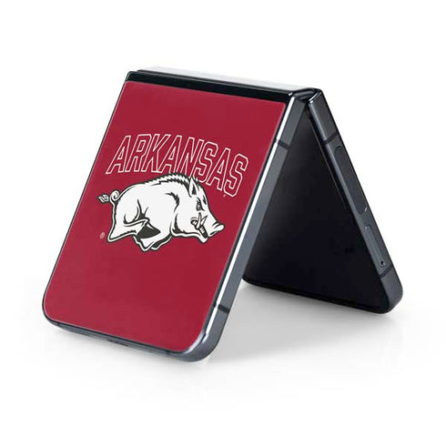 University of Arkansas-Fayetteville Razorbacks Logo Galaxy Z Flip5 5G Skin